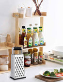 Cheese Grater, 4-Sided Stainless Steel Box Grater, Food Shredder for Cheese, Parmesan, Vegetable