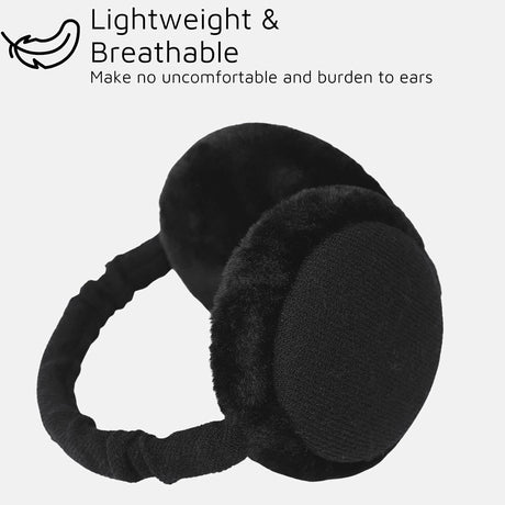 Premium Earmus or Women Winter oldable & Adjustable Ear Warmers Thermal Ear Covers