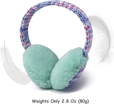 Kids Knit Earmus Winter Outdoor urry Ear Warmers or Boys Girls rom Toddler to Big Kids