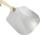Biaungdo 12 Inch Aluminum Metal Pizza Peel, Pizza Spatula Paddle with Foldable Wood Handle for Oven