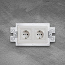 6 Pcs BE1-2 Electrical Outlet Box Extenders, Electrical Box Extender, 1 Gang Power Outlet Box Extender, Electric Box Extenders or Outlets, Single Gang Electric Outlet Box Extension with 12 Screws