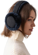 Ear Mus or Winter Women, Water Resistant Suedette and aux ur Warm Earmus oldable Outdoor Ear Warmers or Women Girls