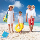 Mesh Extra Large Beach Bags and Totes - Holds Toys, Towels, Sand Away - For Children's Toys, Market, Grocery, Picnic