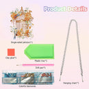 Diamond Art Painting Hanging Pendant Kit,DIY Flower Birdcage Crystal Art Hanging Sign,Diamond Window Hanging Wreath Ornament for Home Decor (365), MHL-35