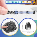 Fidget Toy for Adults Cool Gadgets Gifts for Teen Boys Girls 300pc Office Desk Stuff for Mens ADHD Tools Sensory Autism Stress Anxiety Fidgets Beads Balls Ferrite Putty Stones Easter Basket Stuffer