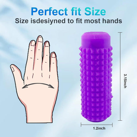 5PC Little Ouchies Fidget Toys Adults, Pain Stim Pocket Sensory Toys for Anxiety and Stress Reduction,Portable Travel Stress Relief Spiky Fidget Keychain (Style-1)