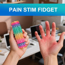 5PC Little Ouchies Fidget Toys Adults, Pain Stim Pocket Sensory Toys for Anxiety and Stress Reduction,Portable Travel Stress Relief Spiky Fidget Keychain (Style-1)