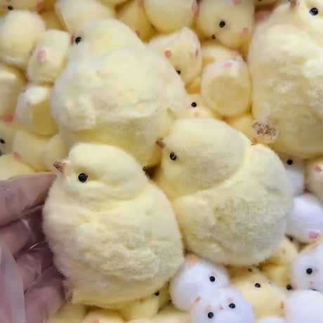Handmade Chick Squeeze Toys Ultra Soft Squishy Fidget Toys Silicone Squishies Toys for Stress Relief ( Chicken ) (1pcs)