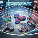 5 PCS Fidget Toy Set Adults & Teen, Sensory Handheld Gadgets Spinners, Cool Desk Toys for Office, Home, Travel, Perfect Classroom Prizes, Goodie Bag Fillers, Party Supplies