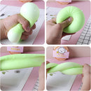 5 PCS Colorful Dumpling Stress Balls Fidget Sensory Toy,Squeeze Dough Ball Stress Relief Hand Toy,Bun with Food Steamer Stretchy Desk Toys