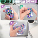 Metal Fidget Spinner Toys for Teens Boys Adults Bike Chain Roller Gadgets ADHD Figette Anxiety Stress Relief Items Quiet Figet Desk Offices EDC Men Easter Basket Stuffer