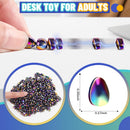 1000pcs Easter Basket Stuffers for Teens Boy, Fidget Toys Metal Balls Stones Beads Quiet Office Desk Stress Anxiety Relief Cool Gadget Sensory Autism Ferrite Putty Valentines Day Gifts for Him
