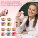 Dumpling Squishy, Dumpling Squishy Mystery Box, Cute Big Squishy Dumpling Stress Ball Fidget Sensory Toy for Adults Anxiety Relief, Novelty Squeeze Ball for Office Desk (Pink)