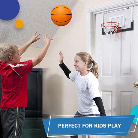 6 Inch PVC Mini Basketball for Indoor Mini Hoops, Soft 6