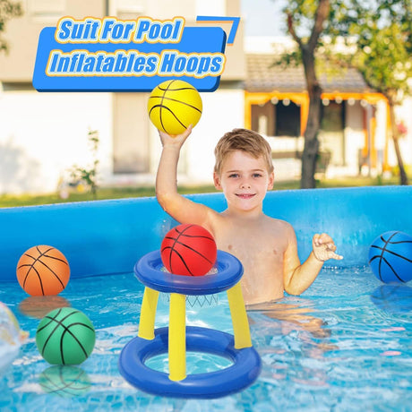 6 Inch PVC Mini Basketball for Indoor Mini Hoops, Soft 6