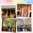 Pennant Banner Flags - 6-Pack Pre-Strung Rainbow Party Garland | Felt Triangle Bunting for Birthdays, Baby Showers, Weddings, Pride, Carnival and Festival Decorations