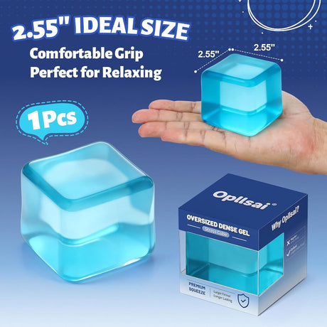 Oversized Dense Gel Stress Cube (2.55