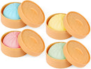 4 PCS Colorful Dumpling Stress Balls Fidget Sensory Toy,Squeeze Dough Ball Stress Relief Hand Toy,Bun with Food Steamer Stretchy Desk Toys