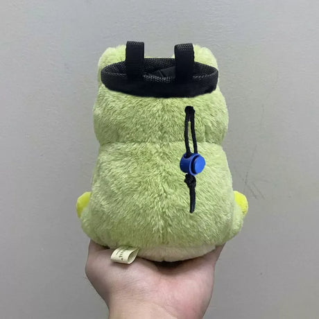 Frog Chalk Bag Rock Climbing Chalk Bag Suitable Bouldering Gym Indoor & Outdoor Climbing with Adjustable Belt