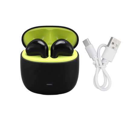 Language Translator Earbuds Wireless Bluetooth 5.3 Noise Reduction Support 84 Languages Waterproof Voice Black