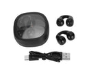 Language Translator Earbuds 144 Languages Bluetooth 5.3 Noise Reduction Wireless Device with Digital Display Black