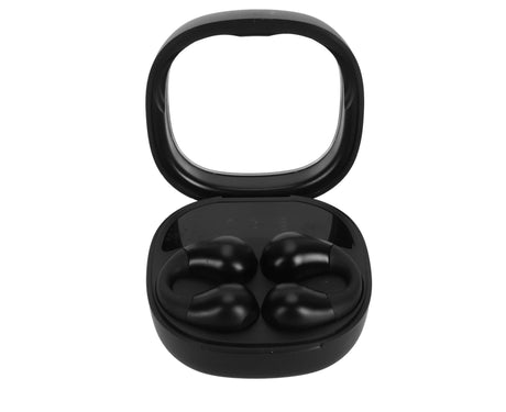 Language Translator Earbuds 144 Languages Bluetooth 5.3 Noise Reduction Wireless Device with Digital Display Black