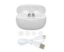 Language Translator Earbuds 144 Languages Noise Reduction Bluetooth 5.3 Wireless Smart Earphone White