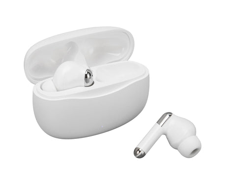 Language Translator Earbuds 144 Languages Noise Reduction Bluetooth 5.3 Wireless Smart Earphone White
