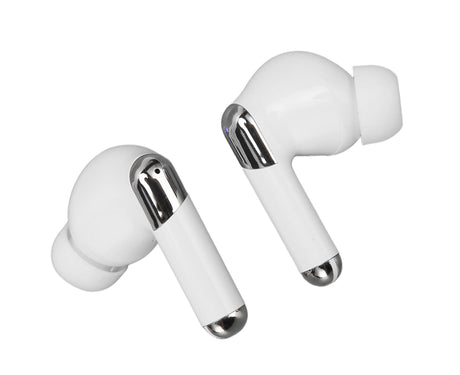 Language Translator Earbuds 144 Languages Noise Reduction Bluetooth 5.3 Wireless Smart Earphone White