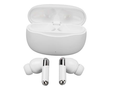 Language Translator Earbuds 144 Languages Noise Reduction Bluetooth 5.3 Wireless Smart Earphone White