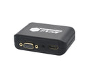 Compact 1080P USB3.0 to HDMI-compatible+VGA Adapter Video Converter for Laptop Computer Black