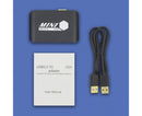 Compact 1080P USB3.0 to HDMI-compatible+VGA Adapter Video Converter for Laptop Computer Black