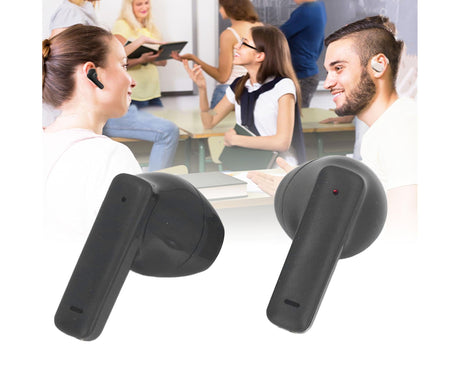 Bluetooth Translator Earbuds Support 74 Languages 70 Accents Stereo Noise Reduction Wireless Translation Earphones with APP Black