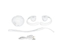 Language Translator Earhooks Bluetooth 5.3 Support 144 Languages Online Translation Wireless Earbuds Device for Music and Calling White
