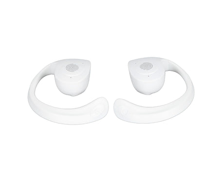 Language Translator Earhooks Bluetooth 5.3 Support 144 Languages Online Translation Wireless Earbuds Device for Music and Calling White