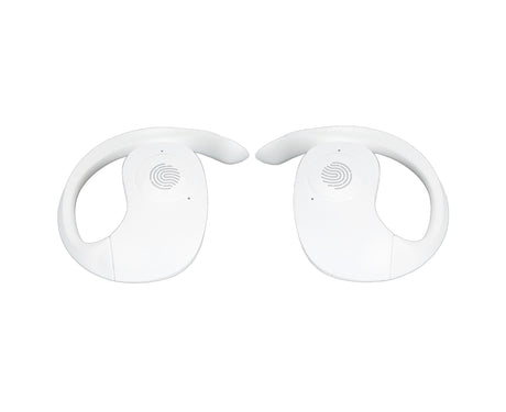 Language Translator Earhooks Bluetooth 5.3 Support 144 Languages Online Translation Wireless Earbuds Device for Music and Calling White