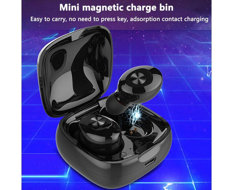 Wireless Earbuds - HiFi Stereo Sound - Built-in Mic Bluetooth Earphones with Charging Case
