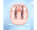 Language Translator Earbuds Support 144 Online Languages Bluetooth 5.3 Earphones Wireless Device Pink