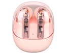 Language Translator Earbuds Support 144 Online Languages Bluetooth 5.3 Earphones Wireless Device Pink