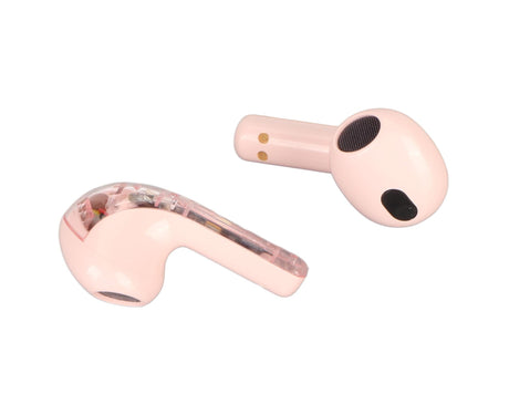 Language Translator Earbuds Support 144 Online Languages Bluetooth 5.3 Earphones Wireless Device Pink