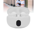 Language Translator Earbuds 144 Languages Bluetooth 5.4 Wireless Translation Device for Travel Business and Learning White