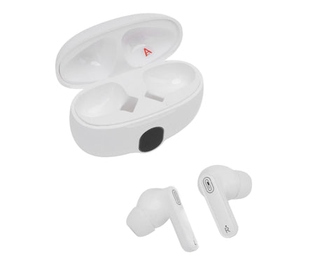 Language Translator Earbuds 144 Languages Bluetooth 5.4 Wireless Translation Device for Travel Business and Learning White