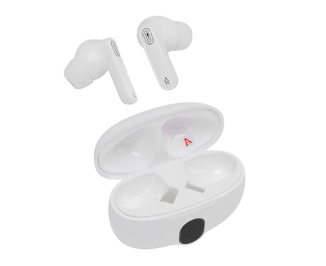 Language Translator Earbuds 144 Languages Bluetooth 5.4 Wireless Translation Device for Travel Business and Learning White