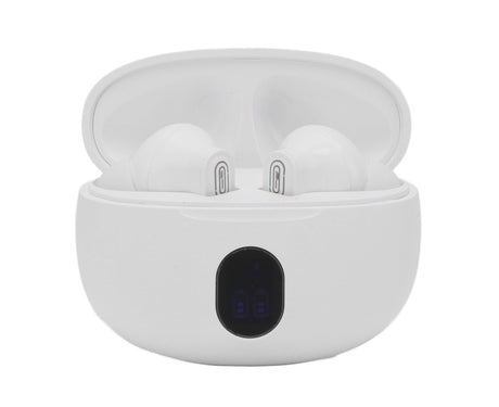 Language Translator Earbuds 144 Languages Bluetooth 5.4 Wireless Translation Device for Travel Business and Learning White