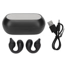 Open Ear Bluetooth Earbuds HiFi Noise Cancelling Waterproof Clip On Wireless Earphone for Cycling Driving Sports