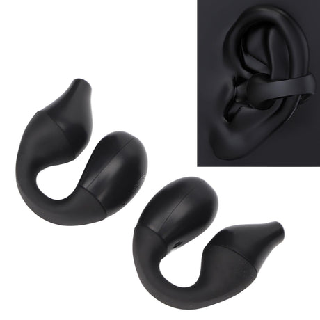 Open Ear Bluetooth Earbuds HiFi Noise Cancelling Waterproof Clip On Wireless Earphone for Cycling Driving Sports