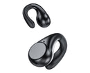 Ear Clip Bluetooth Earbuds HiFi Sound Open Ear Wireless Earphones with Power Display for Sports Running Black