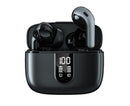 True Wireless Earbuds - LED Power Display - Bluetooth Earphones with Charging Case and Mic