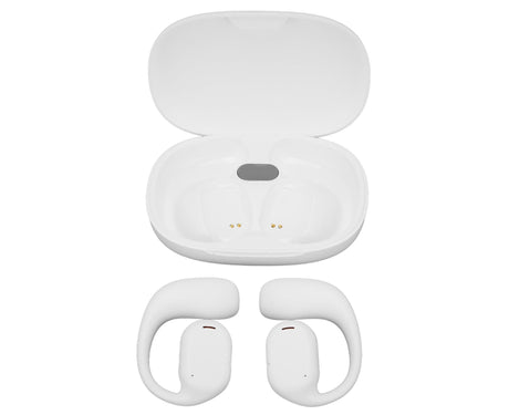 Wireless Translator Earbuds Bluetooth 5.1 Translation Earbuds 74 Languages 70 Accents Translator Device with APP for Music Call White