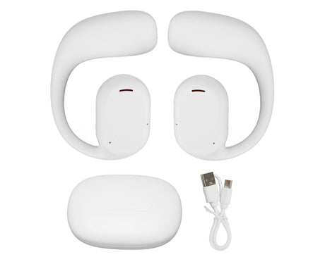 Wireless Translator Earbuds Bluetooth 5.1 Translation Earbuds 74 Languages 70 Accents Translator Device with APP for Music Call White